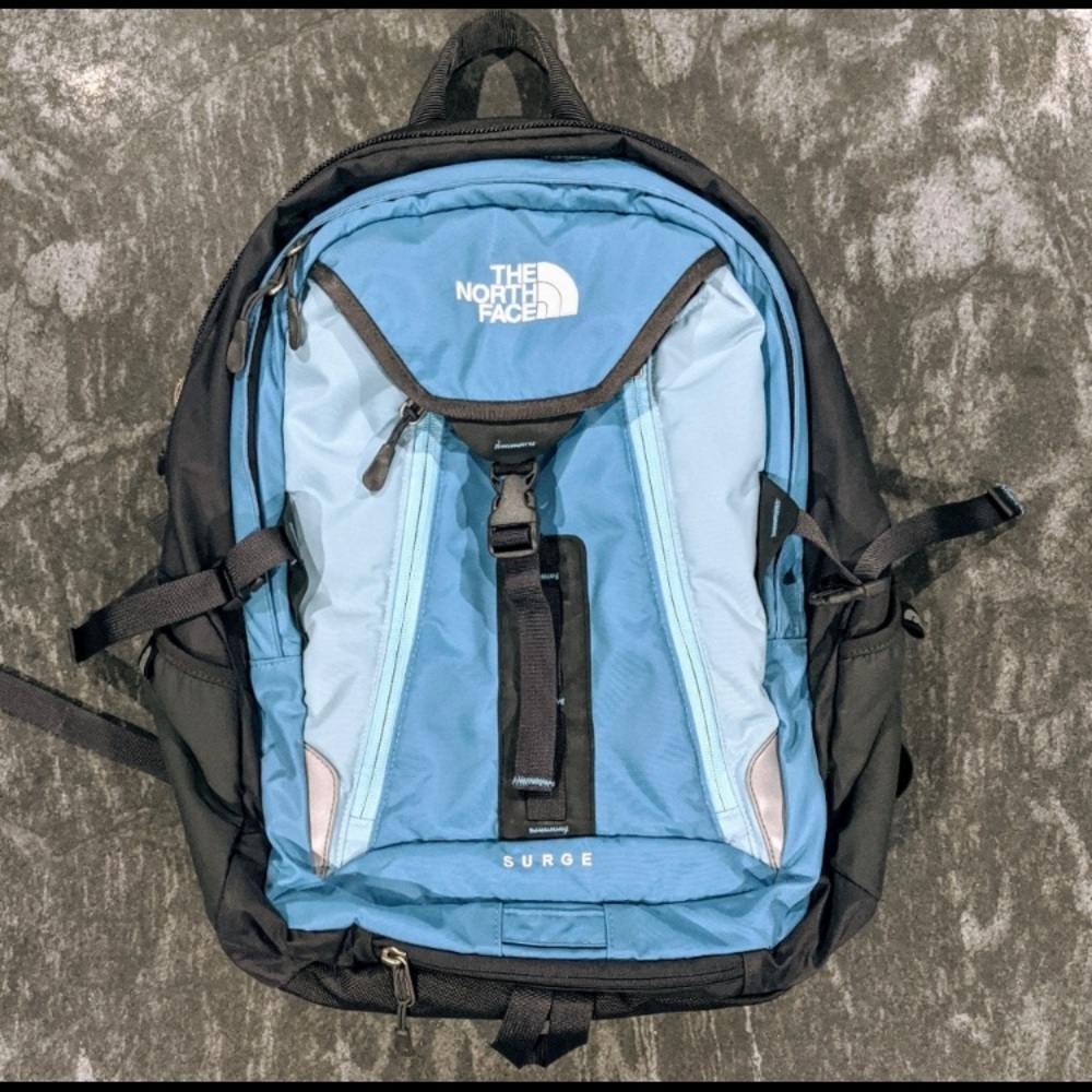North Face Surge Backpack with laptop sleeve